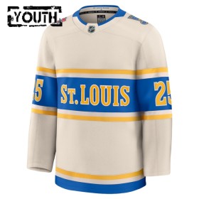 St. Louis Blues Fanatics Premium NHL Kyrou 2024-25 Winter Classic Weiss Trikot - Kinder